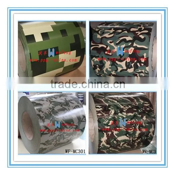 PVC film laminated PPGI steel sheet in coil
