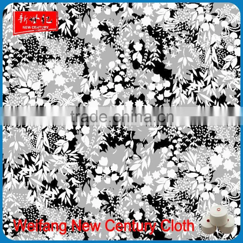 china suppliers wholesale cheap printed 100% rayon fabric, viscose fabric for women dress