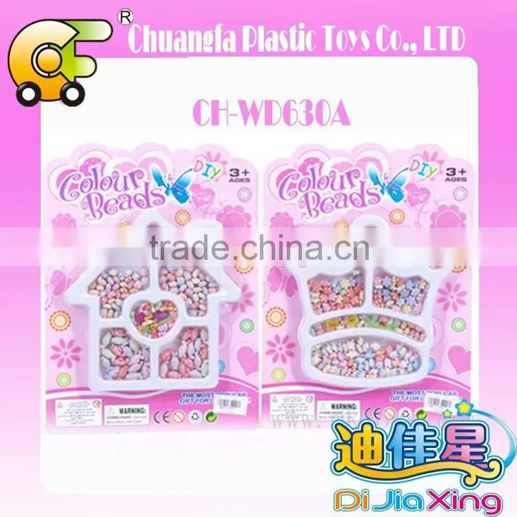 New Design DIY Plastic beaded bracelet kids diy crafts