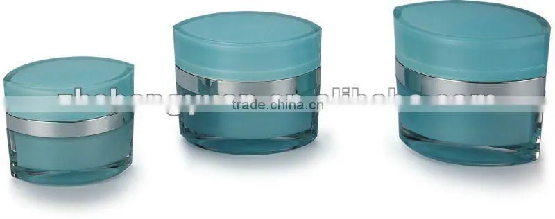 acrylic cream jar