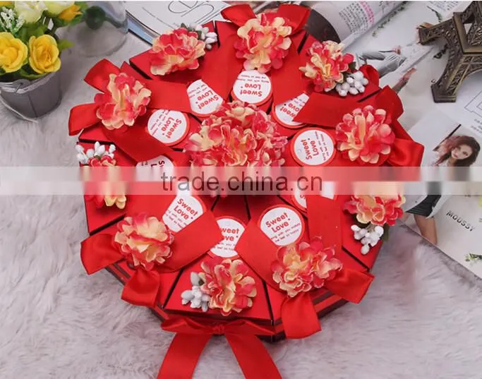 High quality Custom cardboard paperboard party favour boxes for weddings