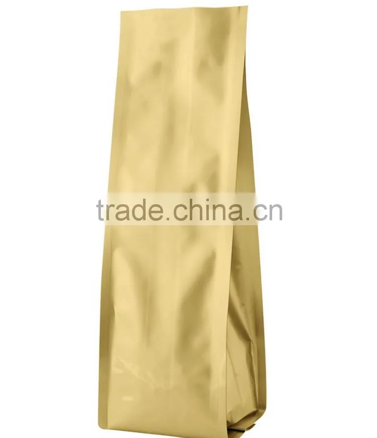 Side gusset coffee bags with valve wholesale packaging bag