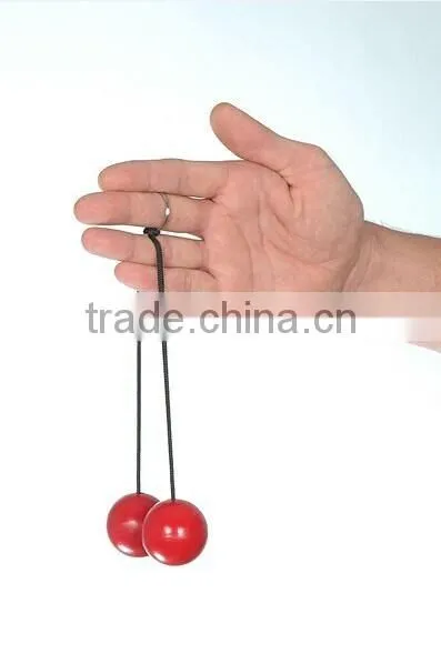 wholesale novelty gift toy light clacker ball with handle