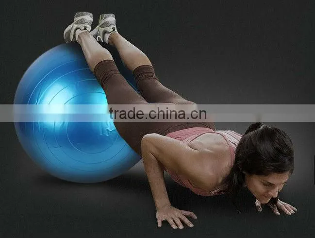 PVC exercise yoga ball,55cm,65cm,75cm,85cm,95cm available, EN71,phthalates-free