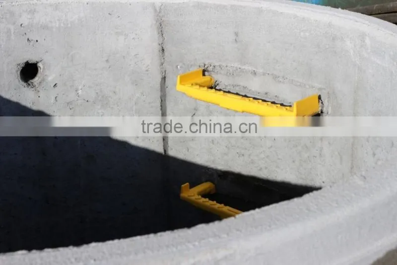 330mm x 230mm bright yellow bolt manhole steps/Step rungs