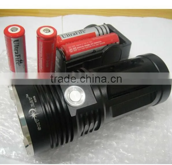 camping led flashlight 50w t6 led rechargeable flashlight
