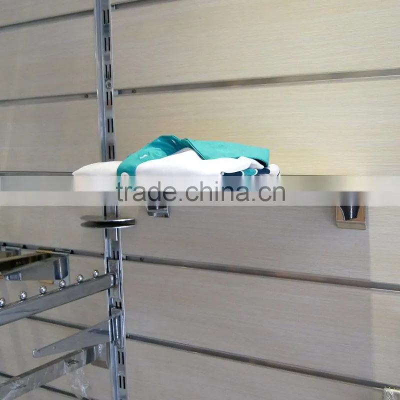 Chrome Iron metal hanging display shelf bracket