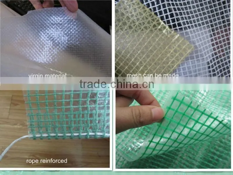 Waterproof and Durable PVC Coated Tarpaulin for Truck Side Curtain
