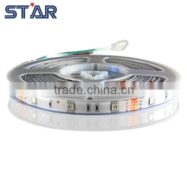 RGB Flexible LED Tape Light SMD5050 12V 60led/m 14.4w/m IP20 for indoor decotation