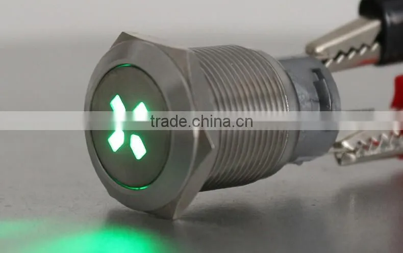New Design 19mm LED Push Button Switch Made In China