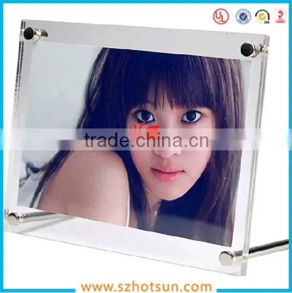 2016 acrylic wholesale photo frame high quality acrylic magnetic photo frame