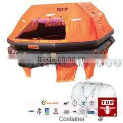 davit launched self righting liferaft