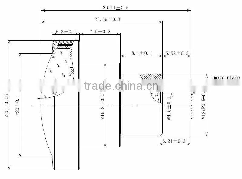 cn aico top sale 1.98mm 1/1.8 inch f2.8 m12 12 mp 180 degree nude high resolution fisheye lens
