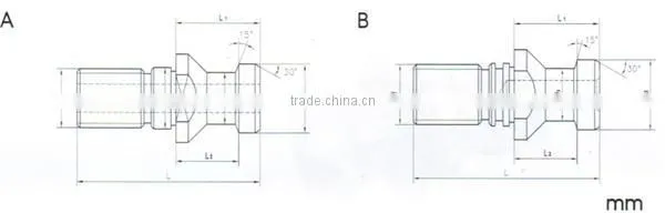 cnc machine tools DIN69872 pull stud