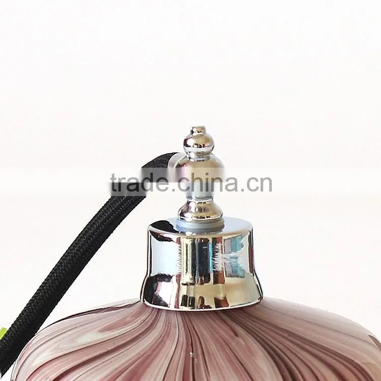 100ml Handmade Modern Popular Luxurious Purple Stripes Airbag Sprayer Pump Glass Perfume Bottle