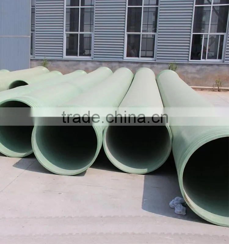 DN100-DN700 Fiberglass high pressure FRP pipe