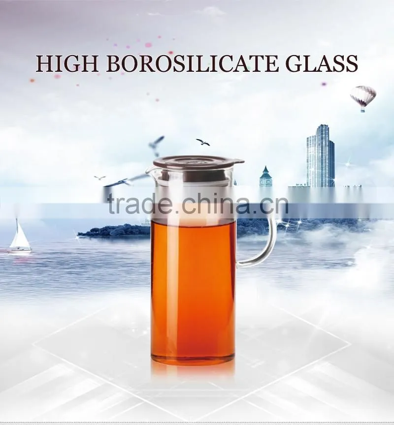 alibaba china housewares high borosilicate water filter pitcher for 1000ml