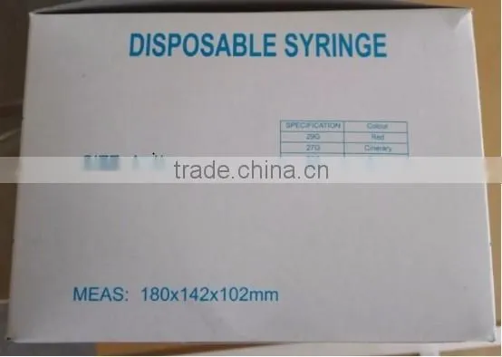 Medical Disposable Insulin Syringe U-100