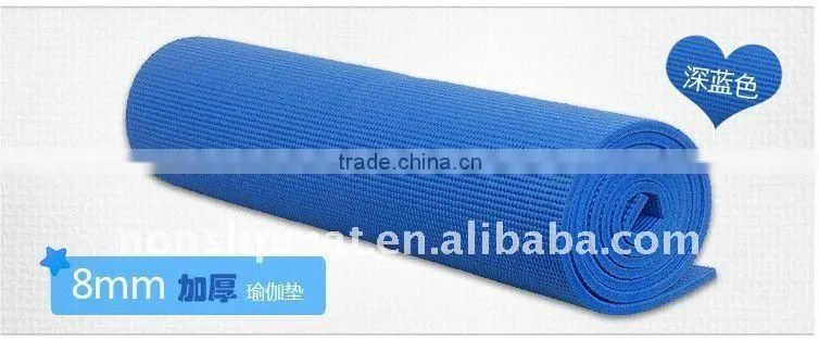 Eco-friendly sports round PVC fitness mat
