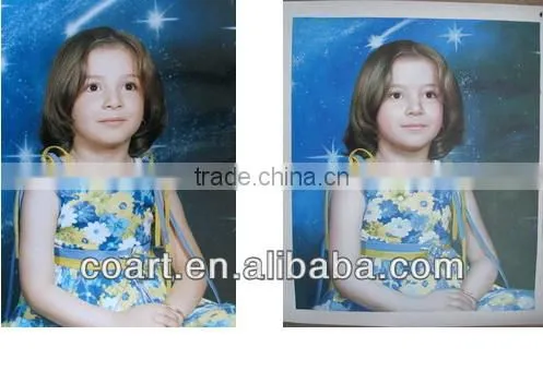 christmas gift of canvas painting from photo