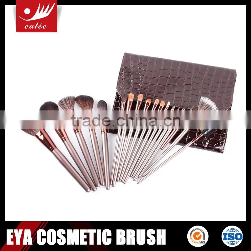 18 pcs Pro Cosmetic Makeup Brush Set Kit +Case