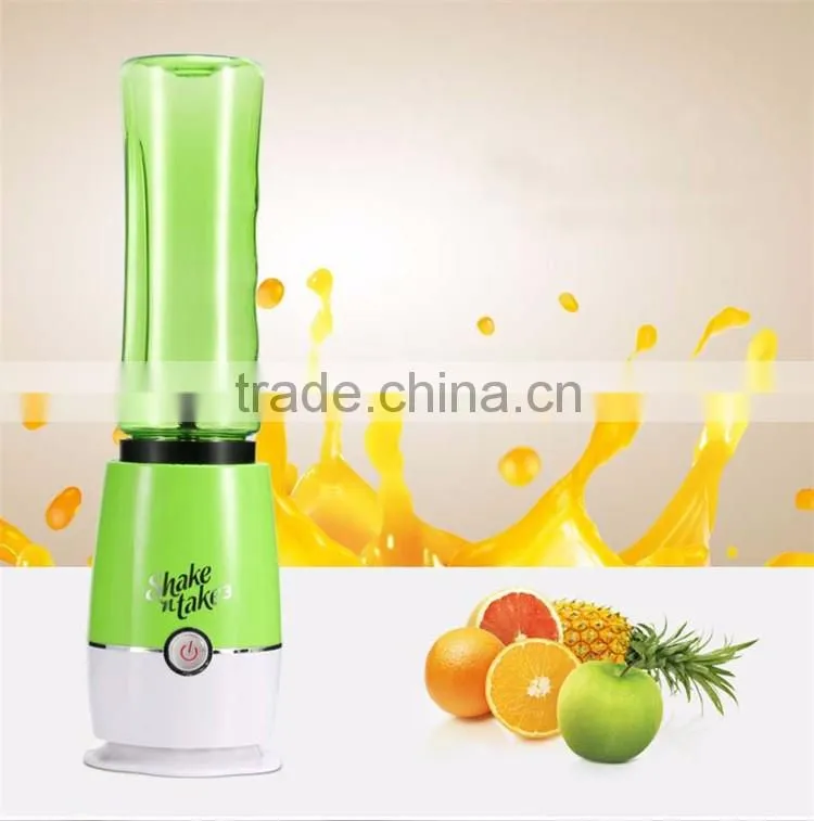 Hot Selling Household Colorful Electric Mini Mixer Juicer Bottle Shake N Take Blender