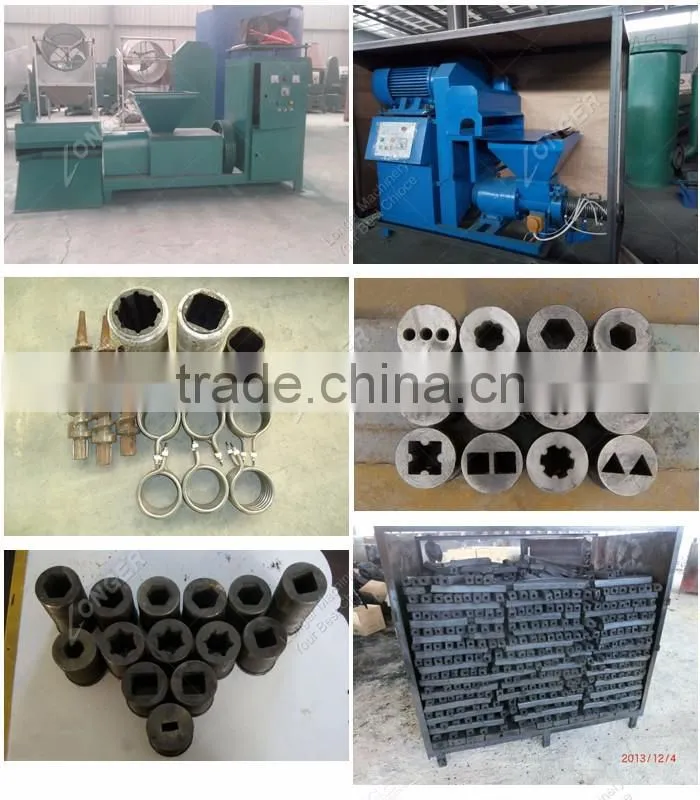Wood Charcoal/Sawdust Briquettee Making Machine for BBQ Charcoal