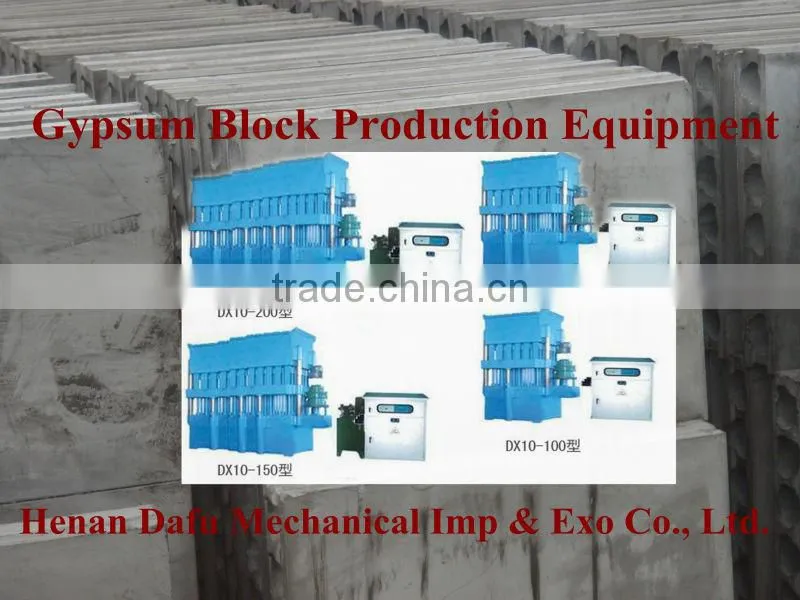 Automatic plaster Block Making Machine with professional skill