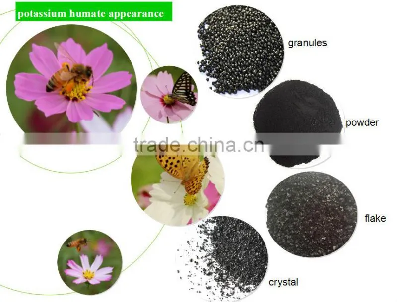 Super Potassium Humate,Humic Fertilizer K-humate,Organic Fertilizer for Soil Conditioner