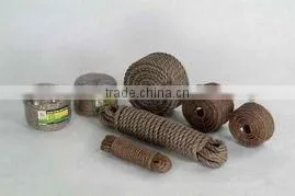 jute rope in high quality ; jute rope made in china ; twisted and braided rope