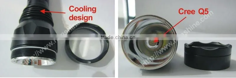 350lm q5 led geepas flashlight