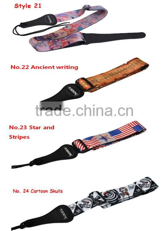 SGS 50*2mm heat transfer ukulel belt / guitar strap