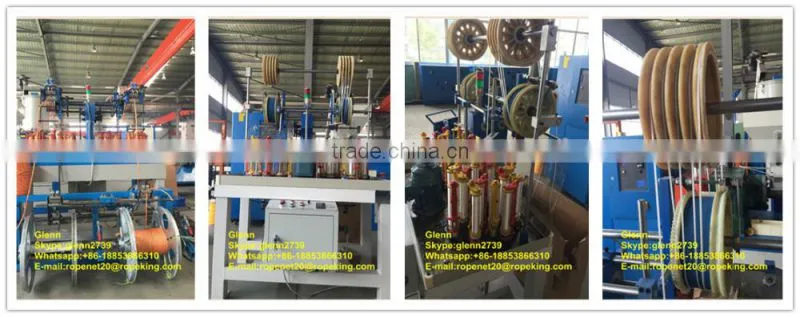 Shandong taian High speed knit braiders machinery