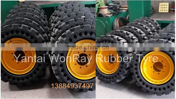 China 33x12-20 33x9-16 32x10-20 12-16.5 Skid Steer Loader Solid Tires