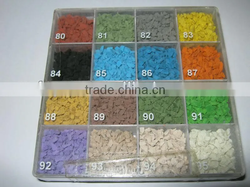 Rolled Recycled Gym Rubber Flooring Mat for Sport