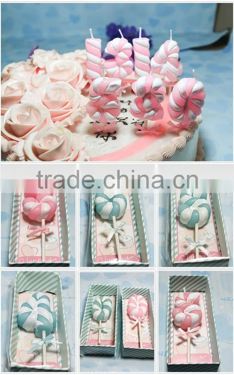 digit figure birthday colored number candle