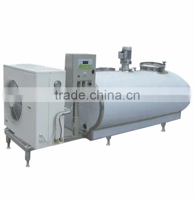 milk cooling vessel for storage