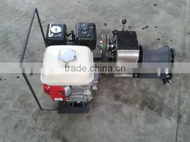 1 Ton Honda engine power cable pulling winch
