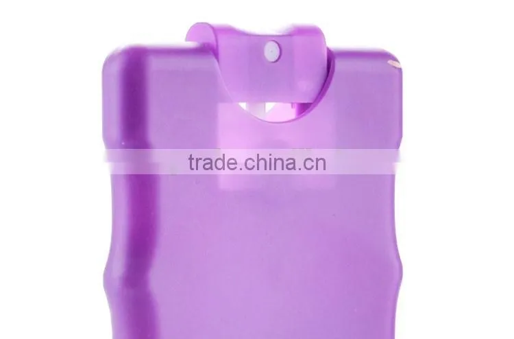 High quality easy carry credit card shape spray bottle