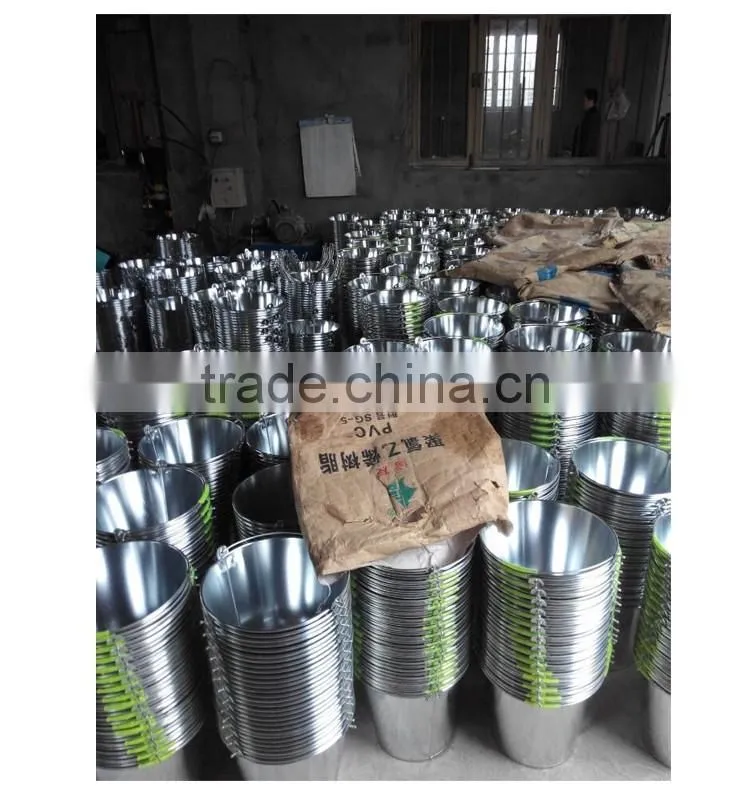 Pail in buckets,zinc bucket,iron bucket for home and garden use