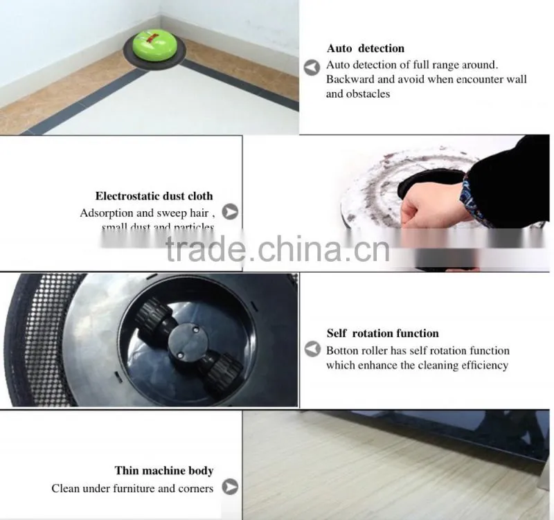 2016 China wholesale good quality low price mopping robot cleaner robotic cleaner