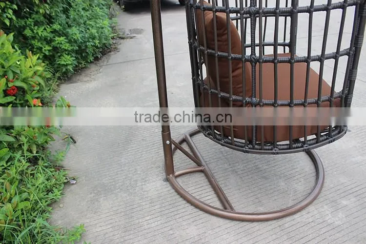 2016 Garden Furniture Bird Cage Shape Wicker Hanging Chair