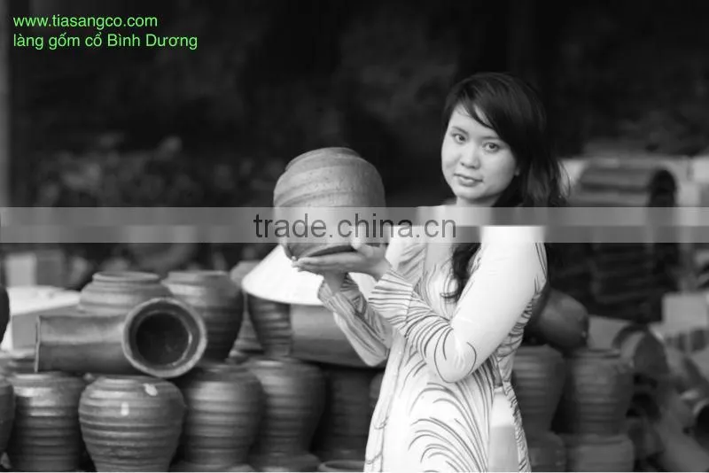 Vietnam Ceramic Outdoor Rustic flower pots
