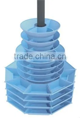1m outdoor plastic flower pot christmas decor hanging flower pot