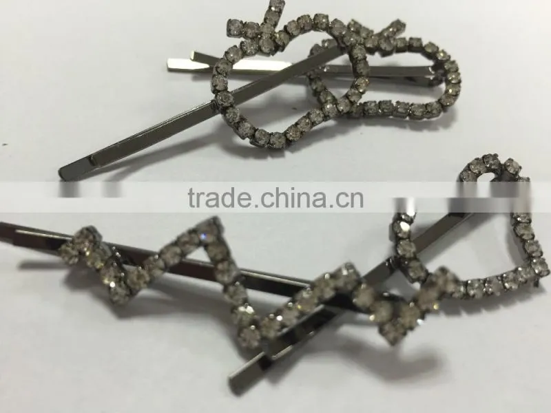 Hot sale Fashion Cute Rhinestone Hair Clips Hair Accessories For Women