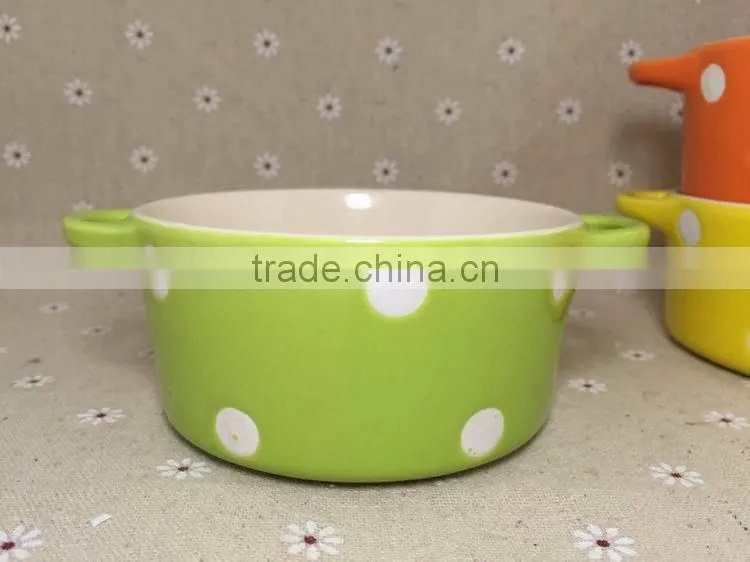 Wholesale stocked Personalized korean Ceramic Dinner Bowls