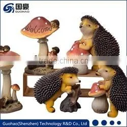Lovely resin Chihuahua Figurine Dog Welcome Garden Sign Statue