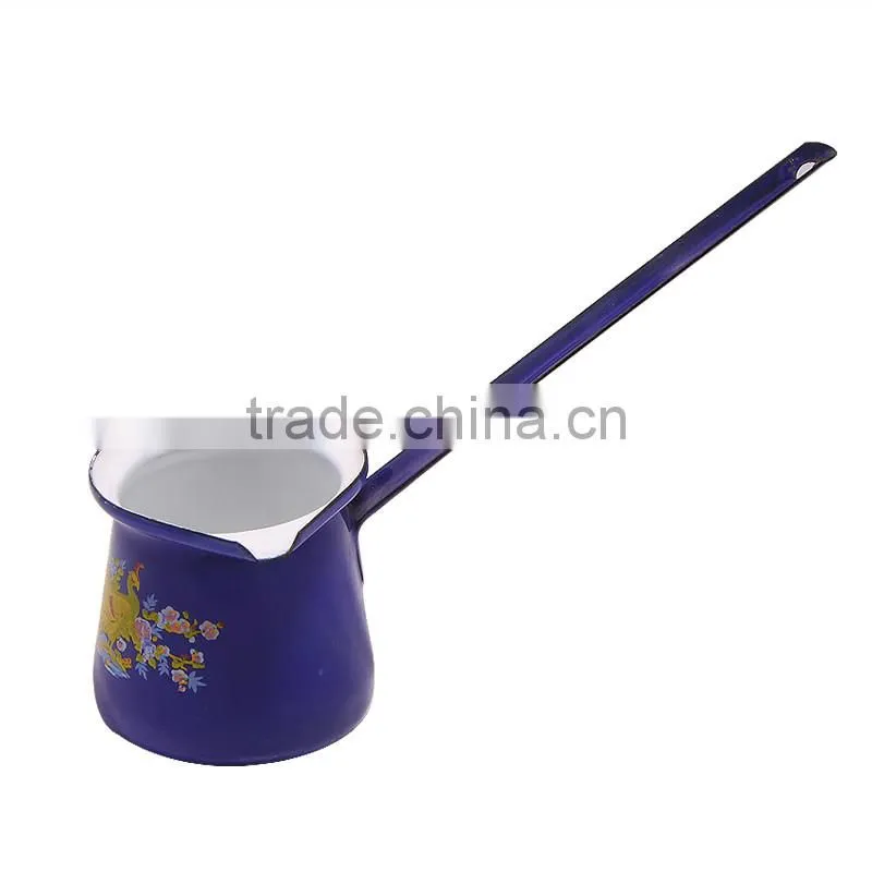 Blue color japanese/arabic porcelain coffee set with handle