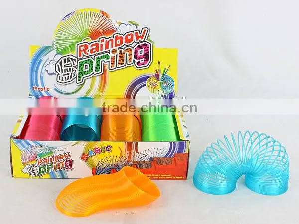 hot sale classic rainbow spring educational toys for kids/promotional gift raibow circle