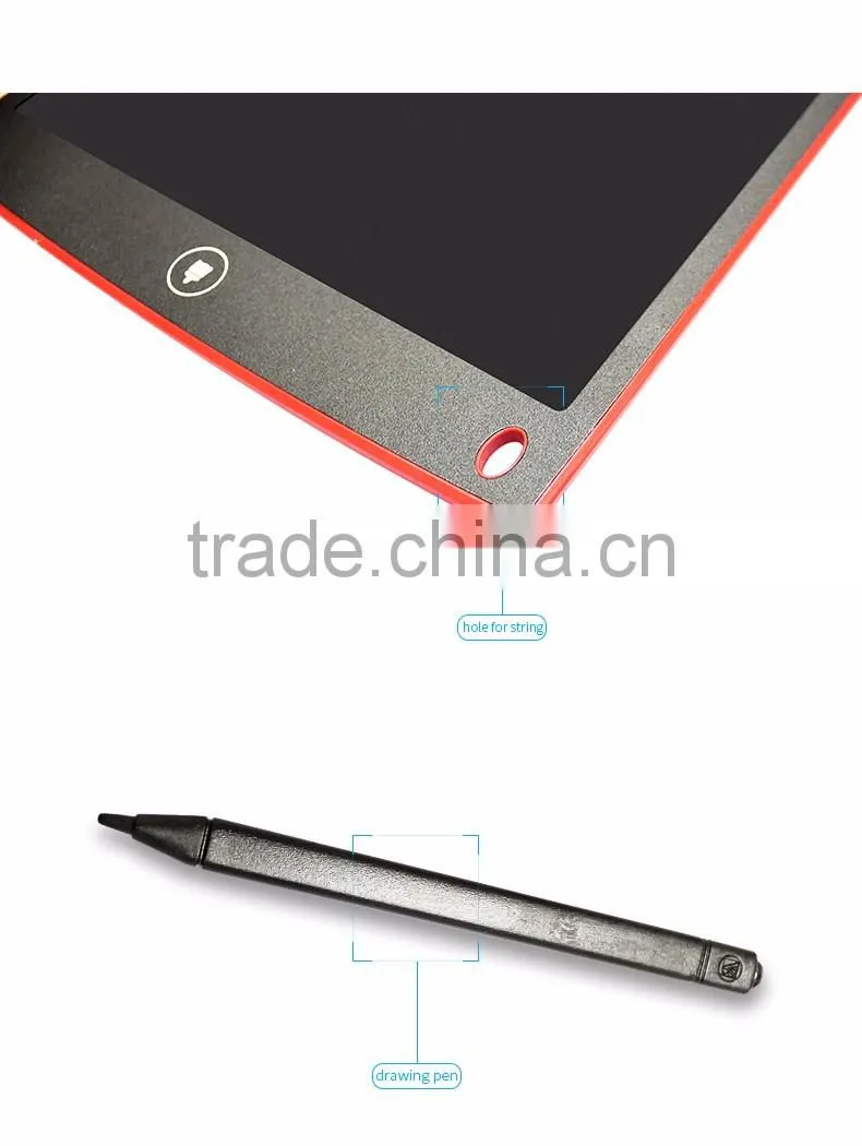 12 inch paperless LCD writing tablet/board for kids/home/office/teaching